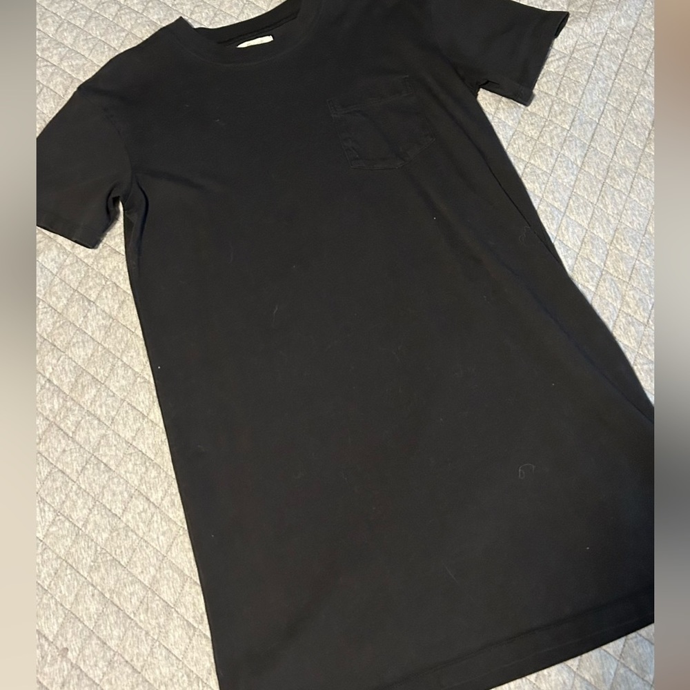 Madewell Black T-Shirt Dress